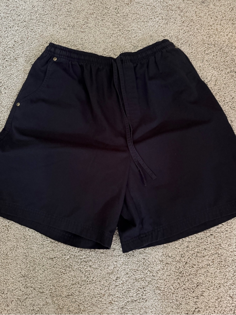Studio Works Black Drawstring Shorts